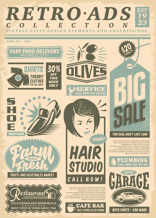 Why people wear t-shirts and hoodies, carry tote bags, and have mugs with images of vintage advertisements