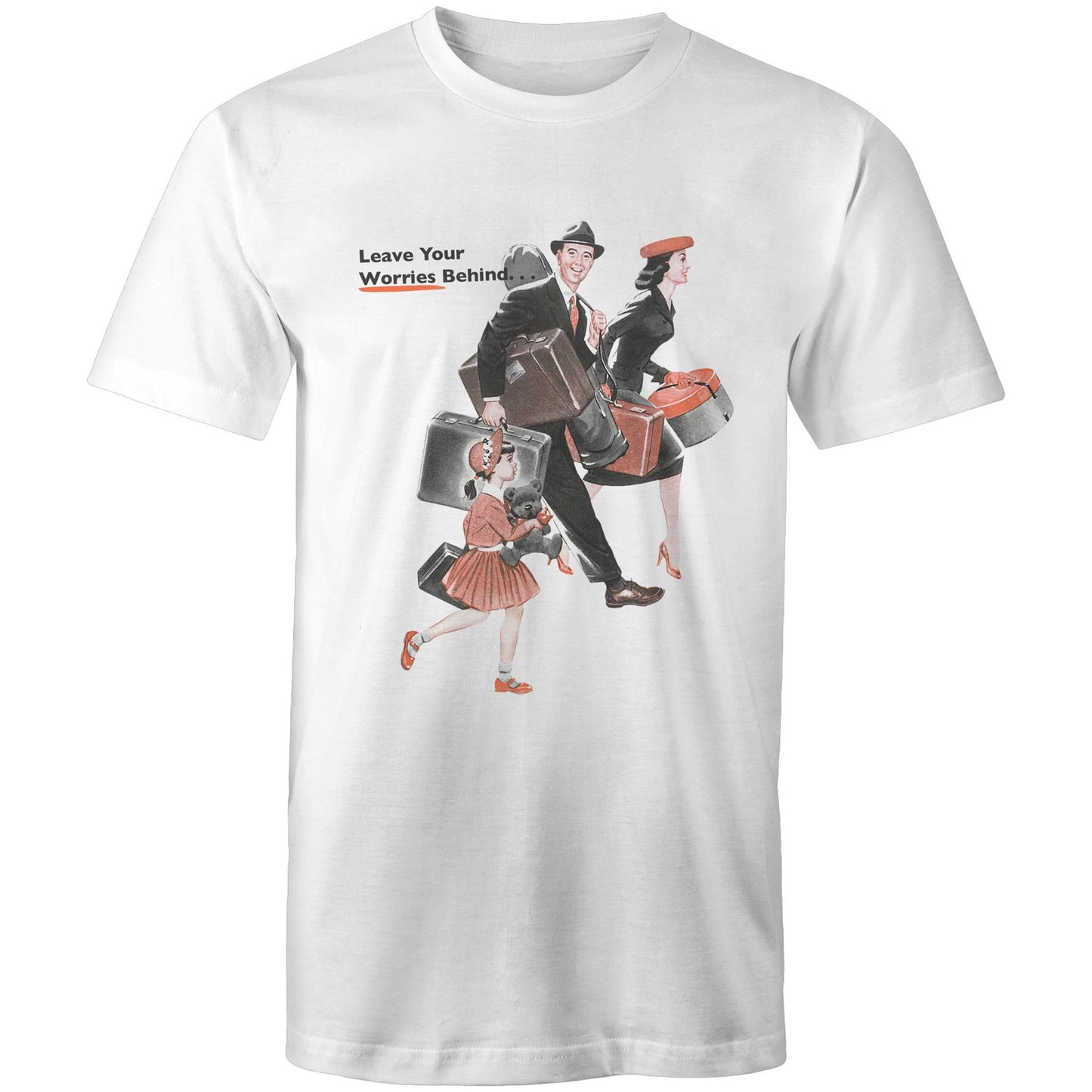 Mens t-shirt - Leave Your Worries Behind (Free shipping)