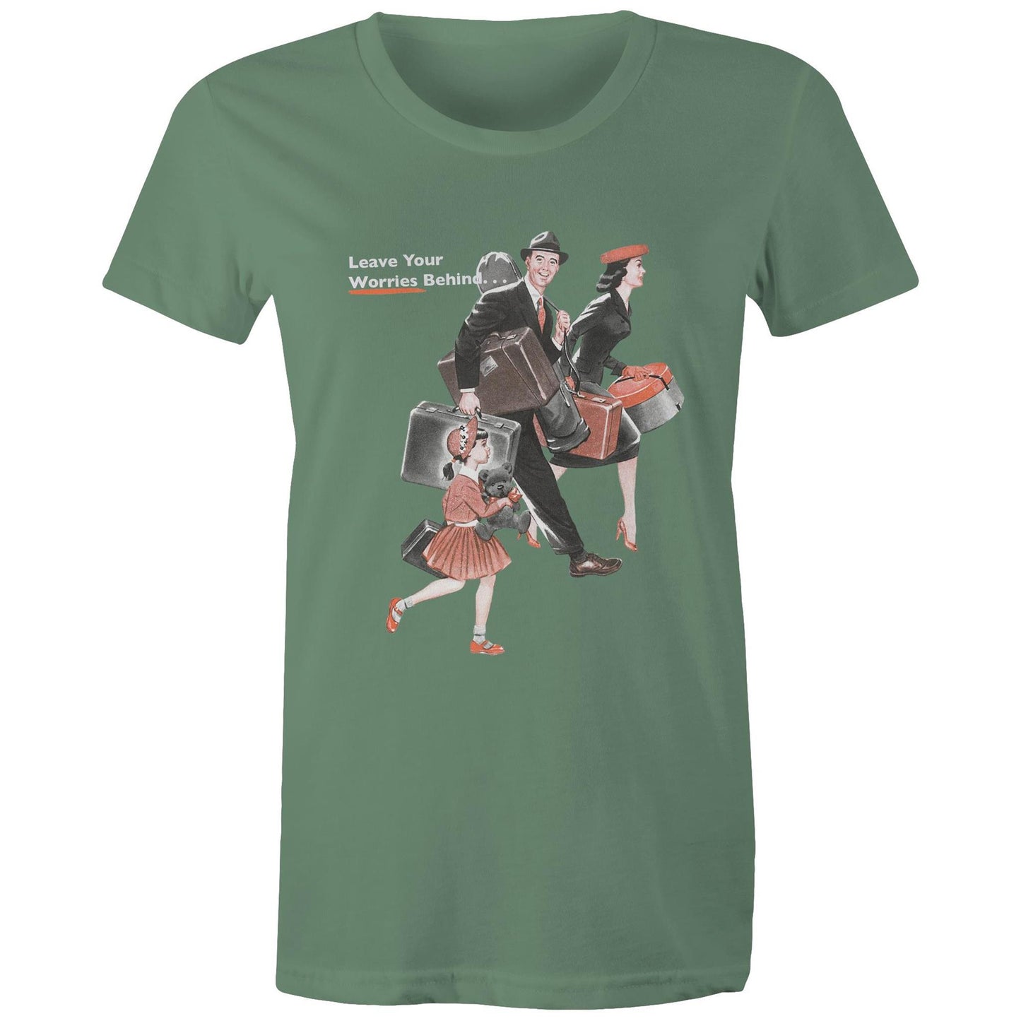 Women's t-shirt - Leave Your Worries Behind (Free shipping)