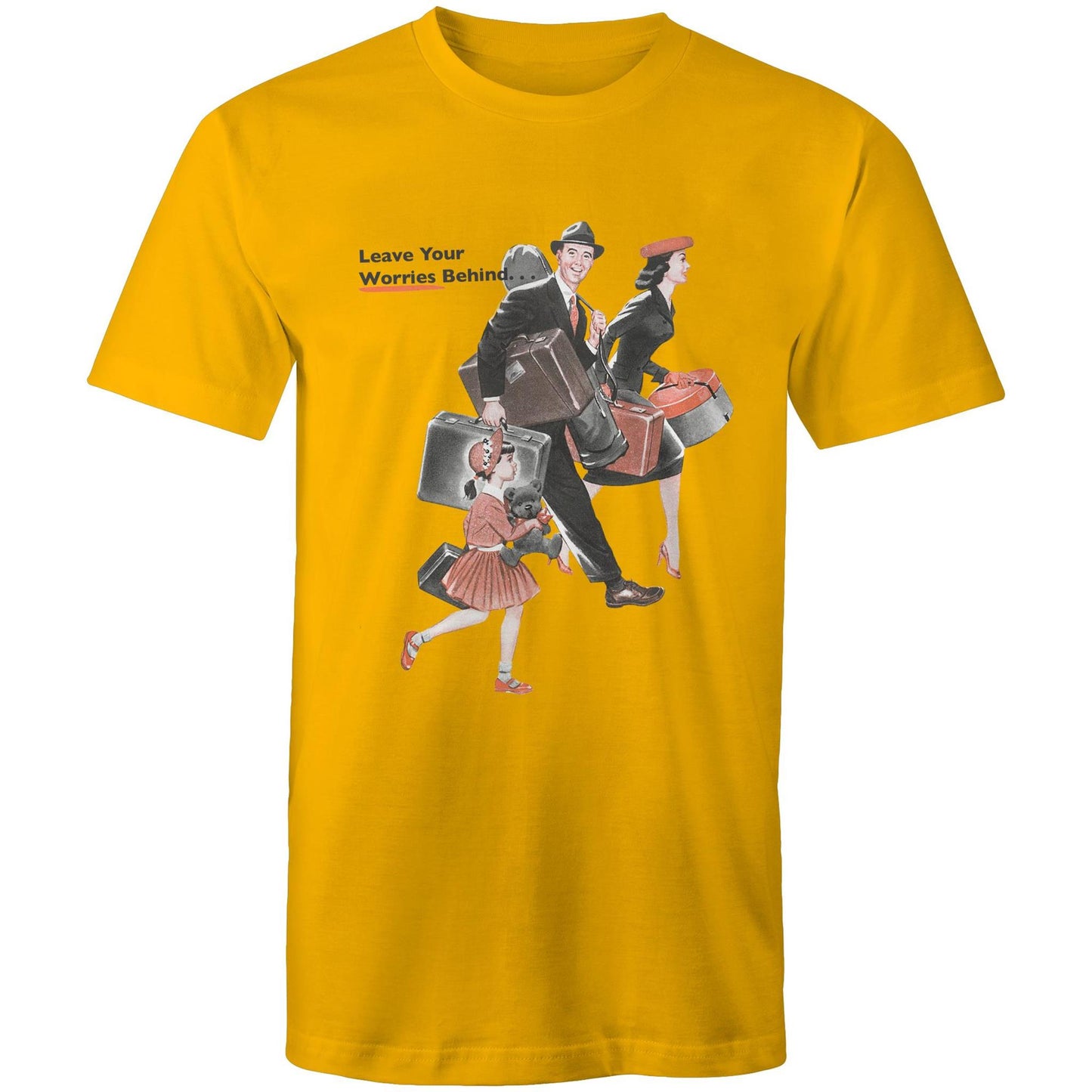 Mens t-shirt - Leave Your Worries Behind (Free shipping)