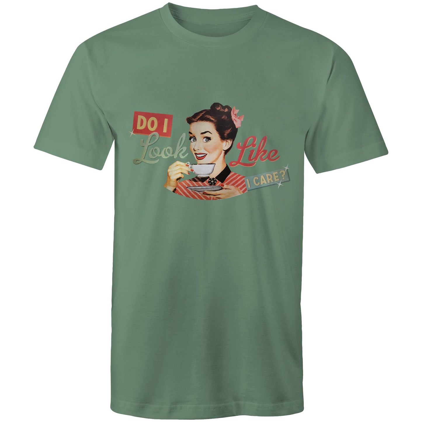 Mens T-Shirt - Do I look Like I Care