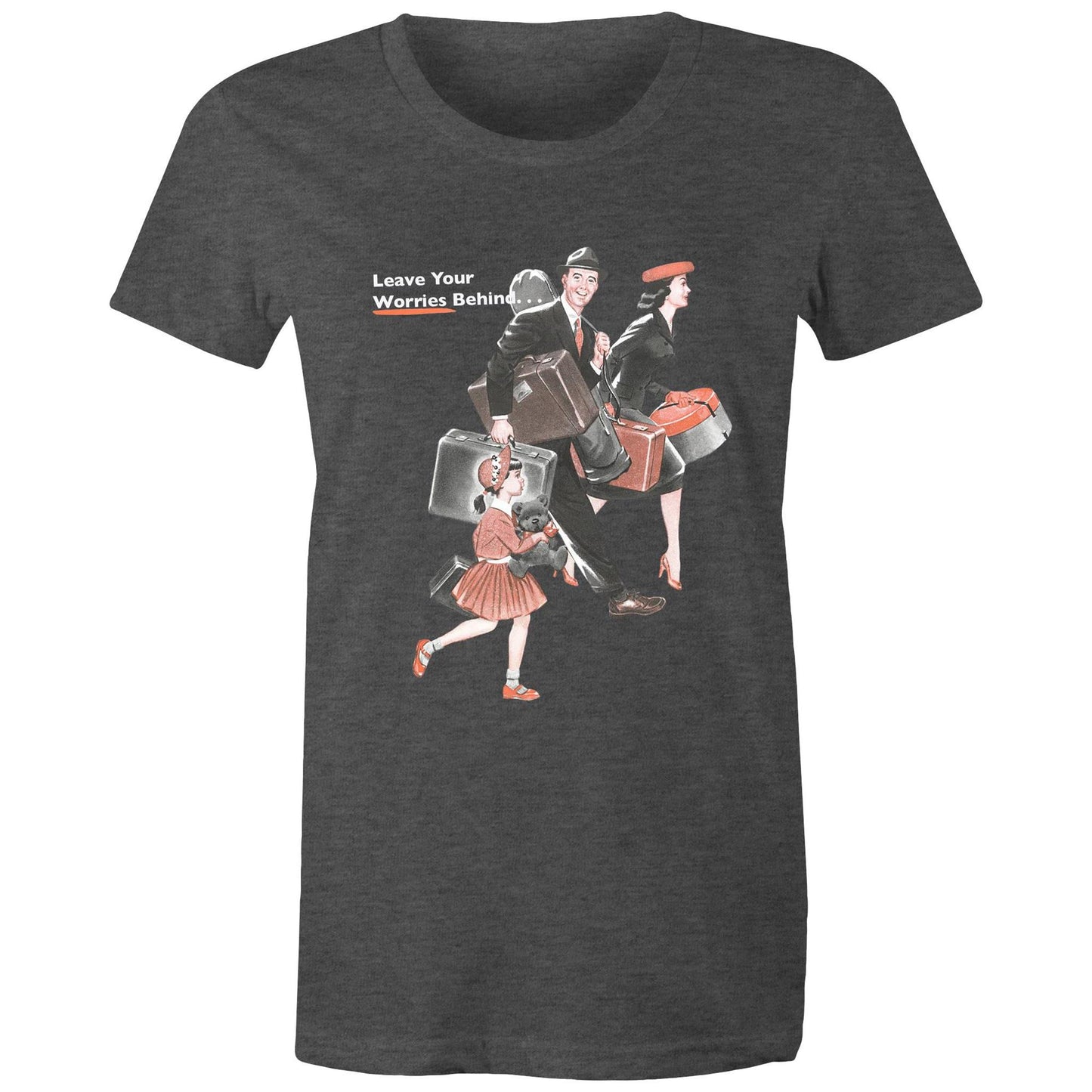 Women's t-shirt - Leave Your Worries Behind (Free shipping)