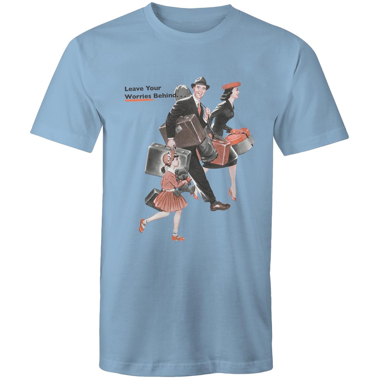 Mens t-shirt - Leave Your Worries Behind (Free shipping)