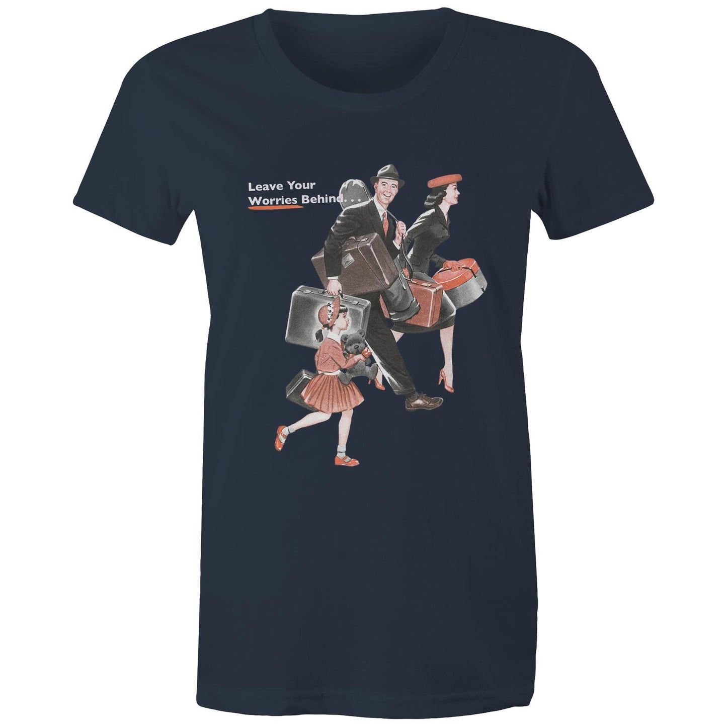 Women's t-shirt - Leave Your Worries Behind (Free shipping)