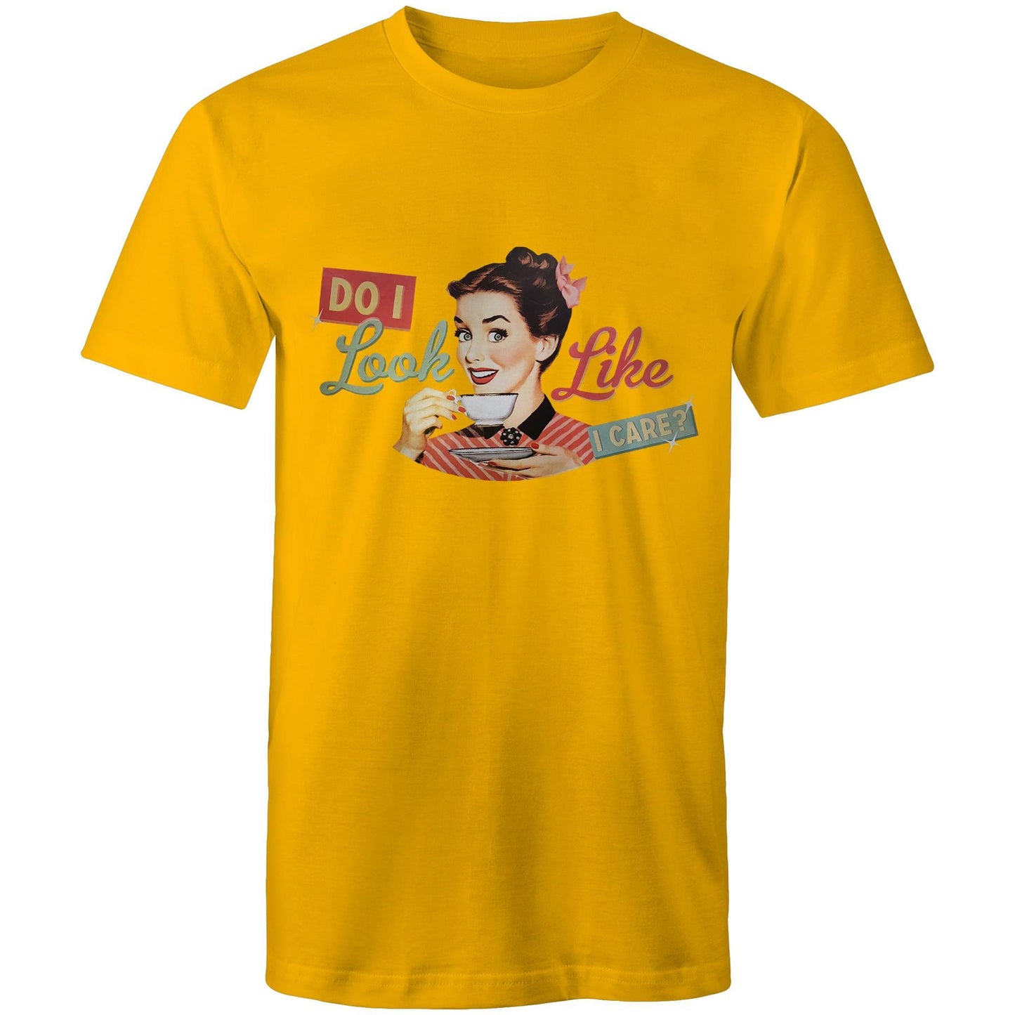 Mens T-Shirt - Do I look Like I Care