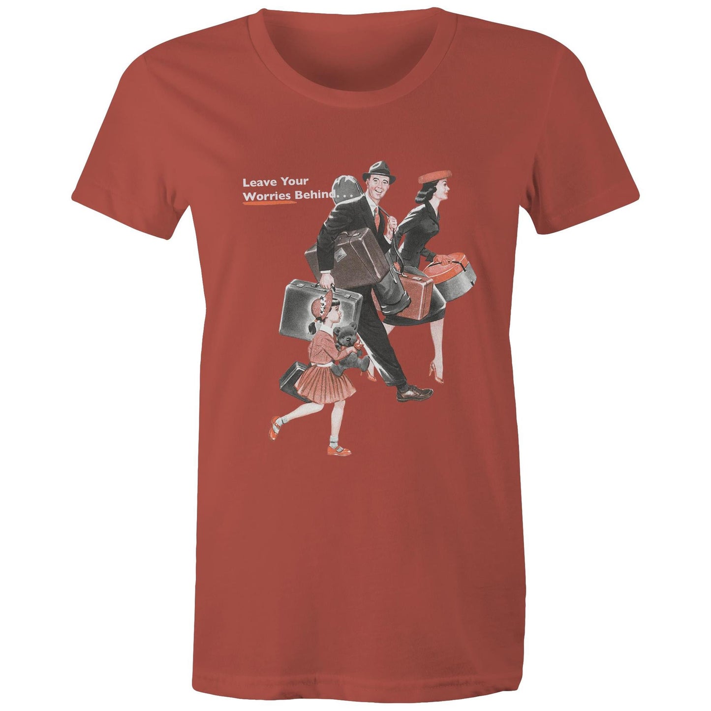 Women's t-shirt - Leave Your Worries Behind (Free shipping)