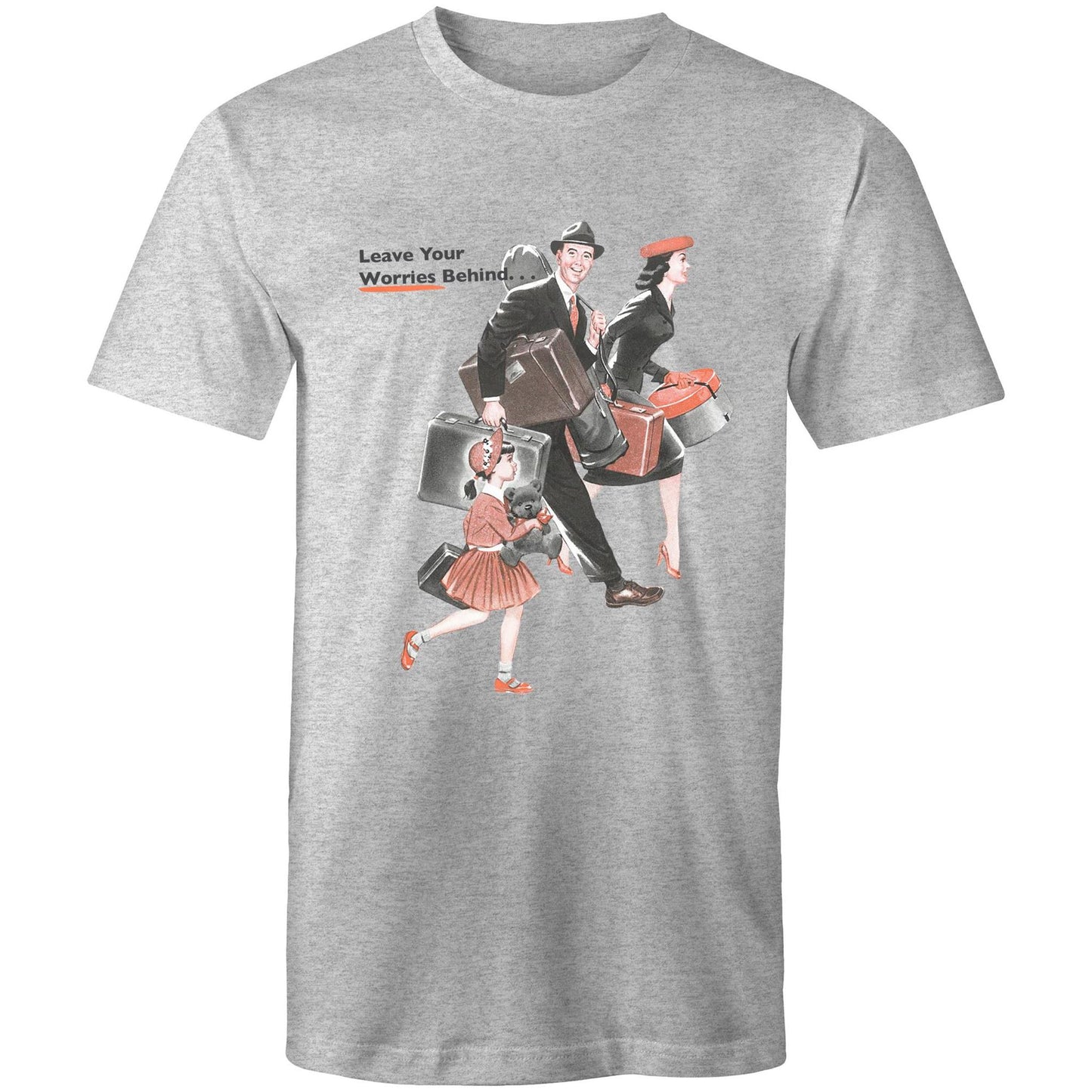 Mens t-shirt - Leave Your Worries Behind (Free shipping)
