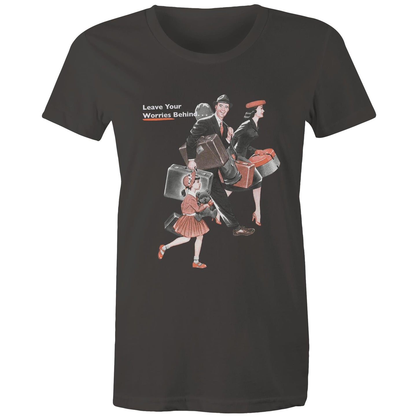 Women's t-shirt - Leave Your Worries Behind (Free shipping)