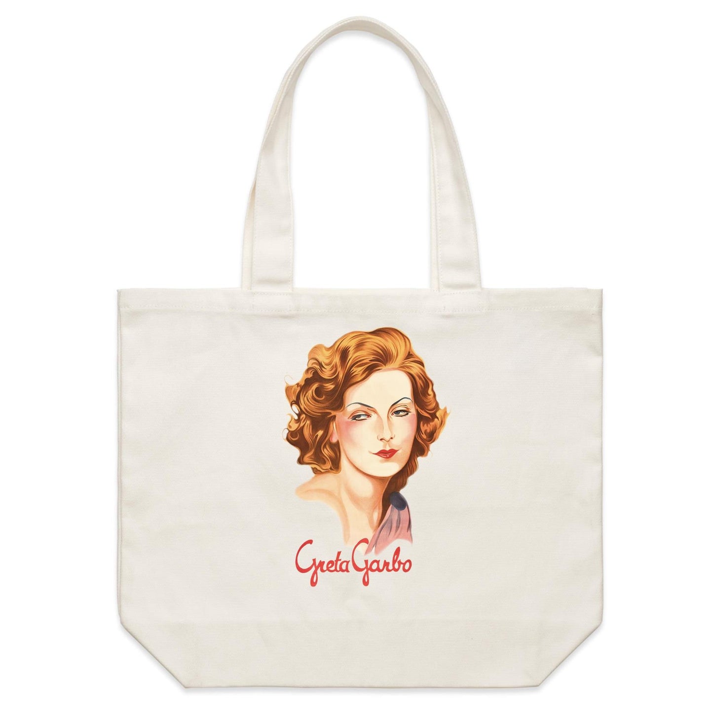 Shoulder Canvas Tote Bag - Greta Garbo