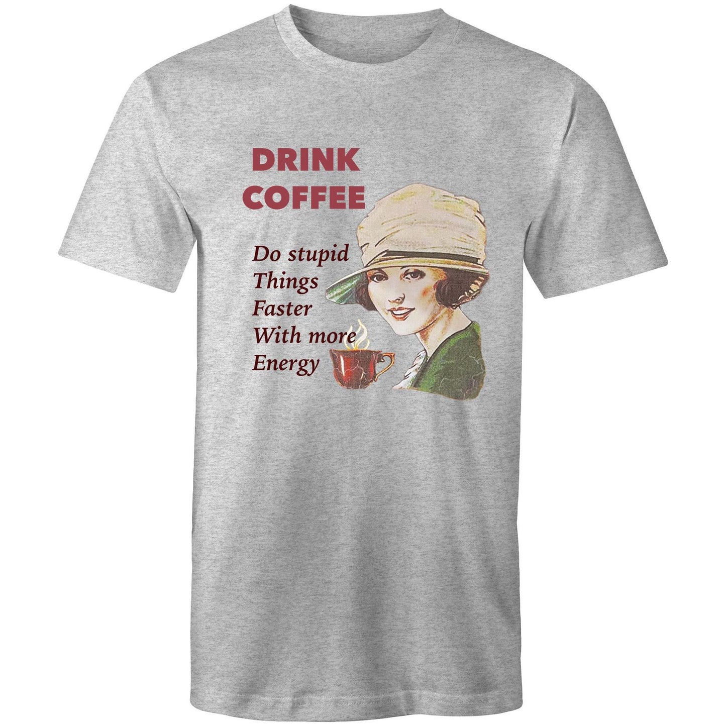 Mens t-shirt - Drink Coffee (Free shipping)