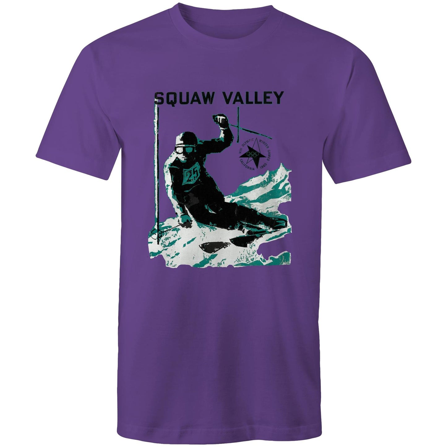 Mens t-shirt - Squaw Valley 1960 Winter Olympics