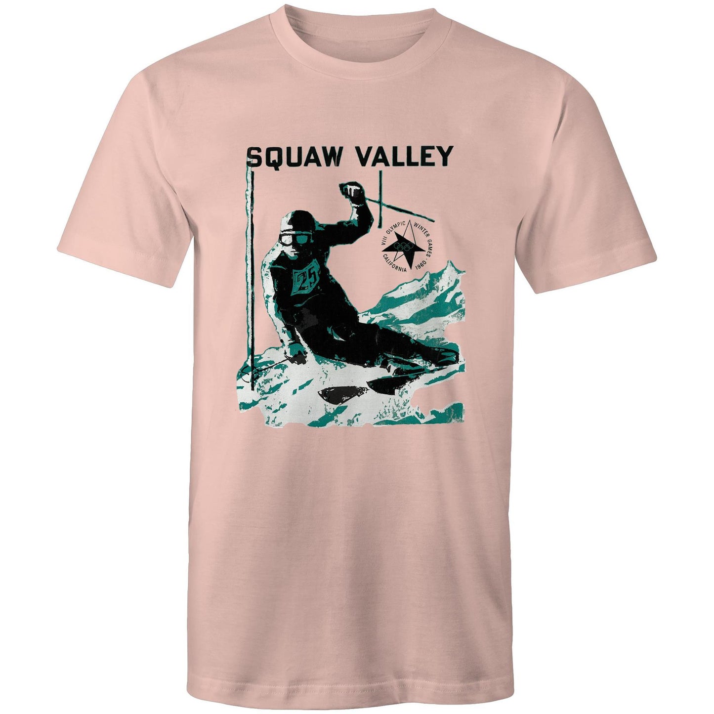 Mens t-shirt - Squaw Valley 1960 Winter Olympics