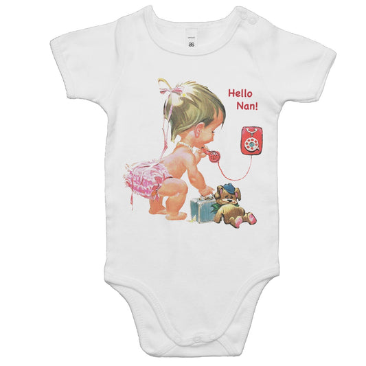 Baby Onesie Romper - Hello Nan (Free shipping)