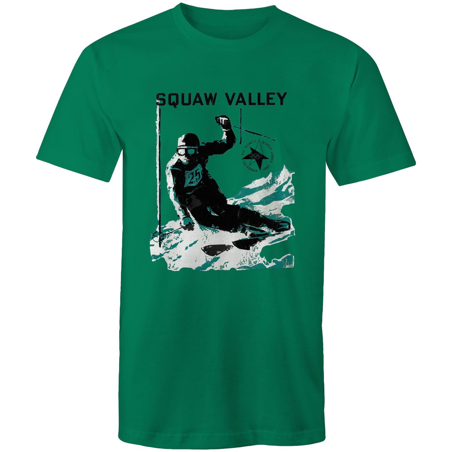 Mens t-shirt - Squaw Valley 1960 Winter Olympics