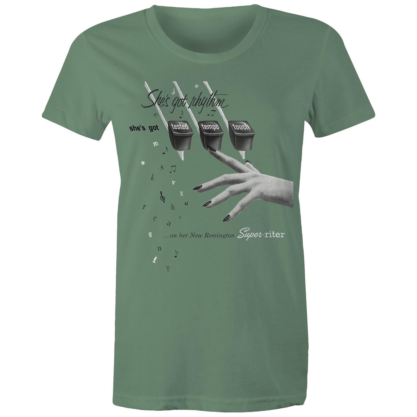 Women's T-shirt - She's got rhythm (Free shipping)