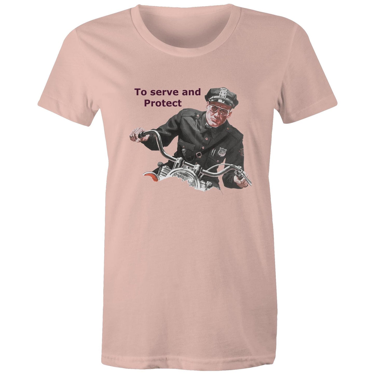 Women's t-shirt - To Serve and Protect (Free shipping)