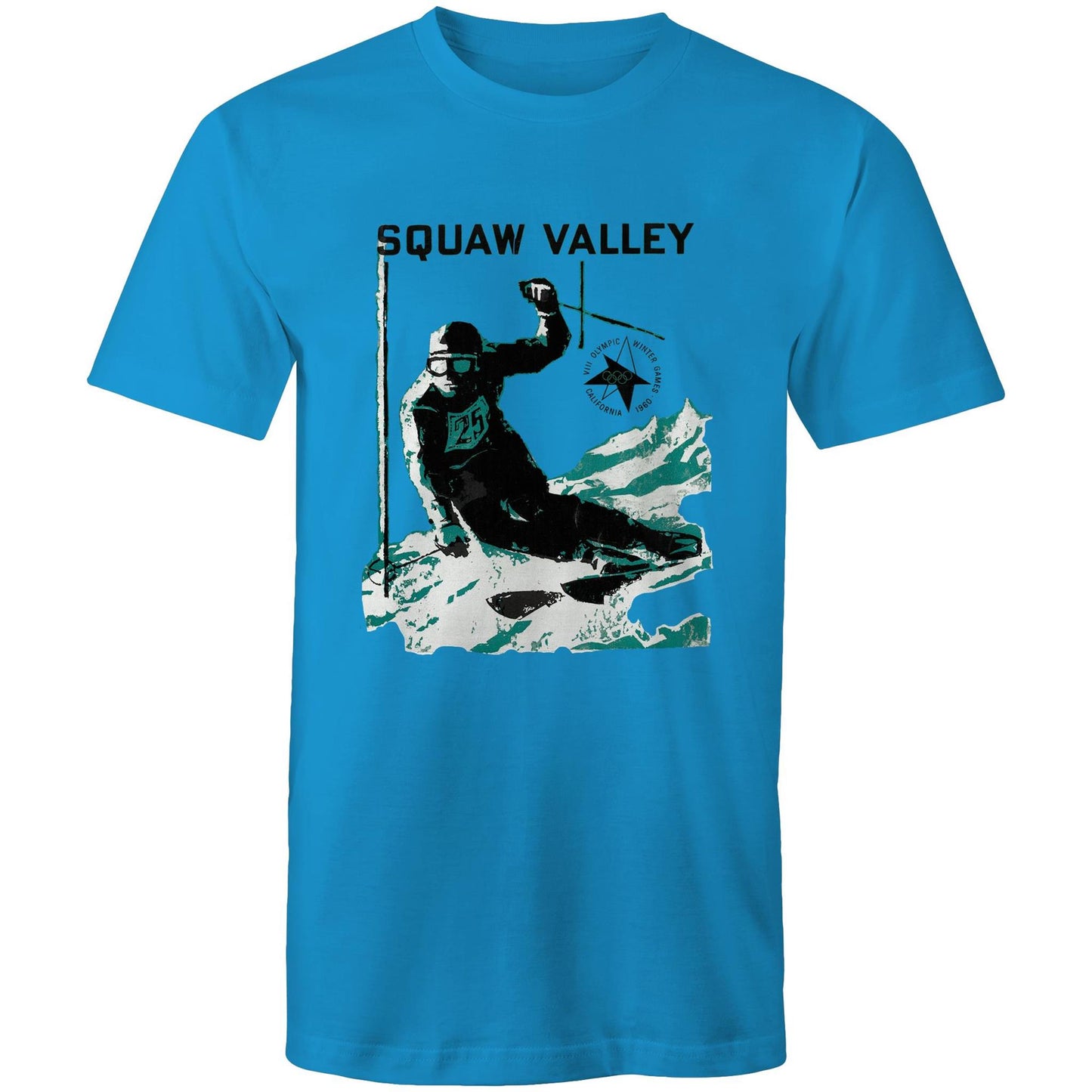 Mens t-shirt - Squaw Valley 1960 Winter Olympics