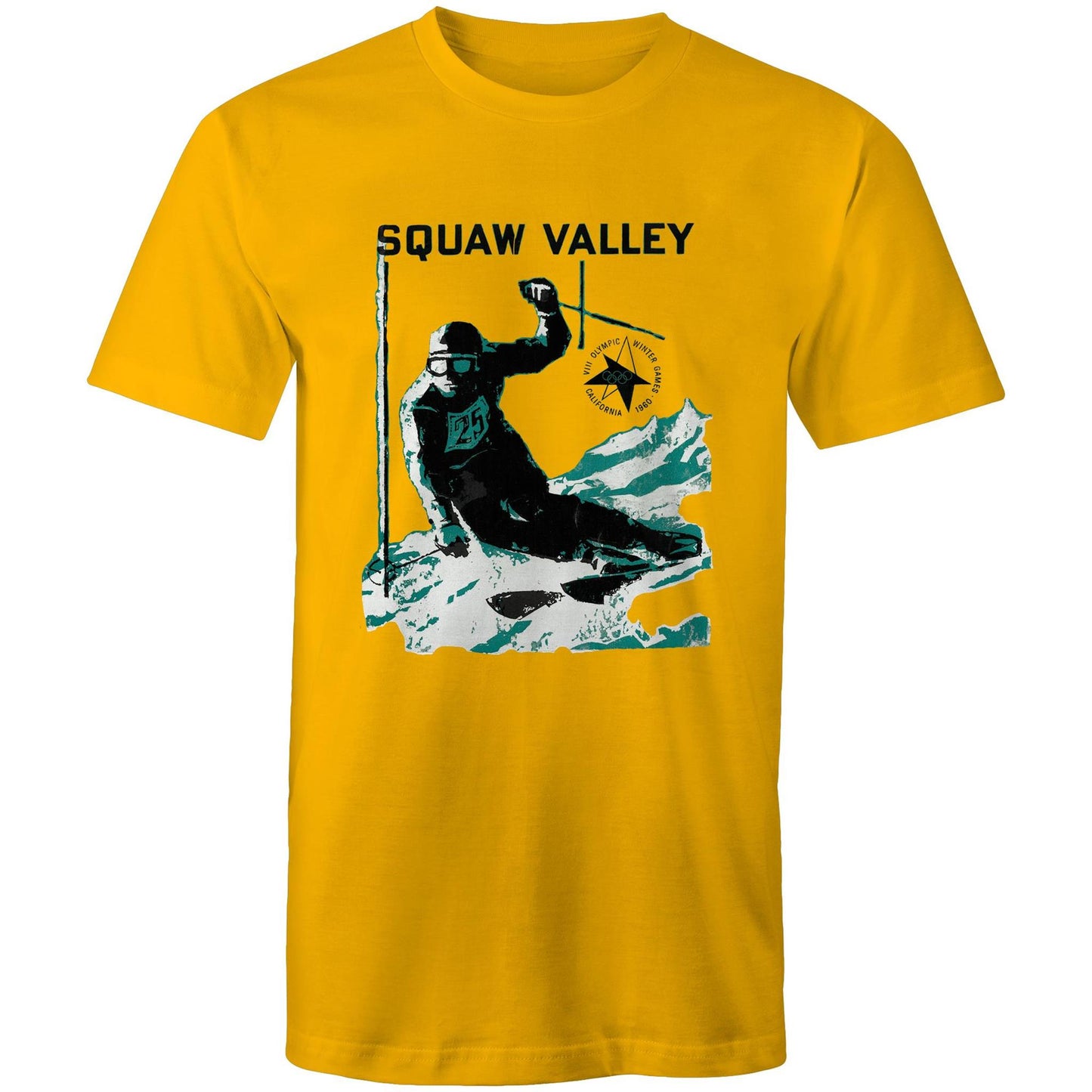 Mens t-shirt - Squaw Valley 1960 Winter Olympics