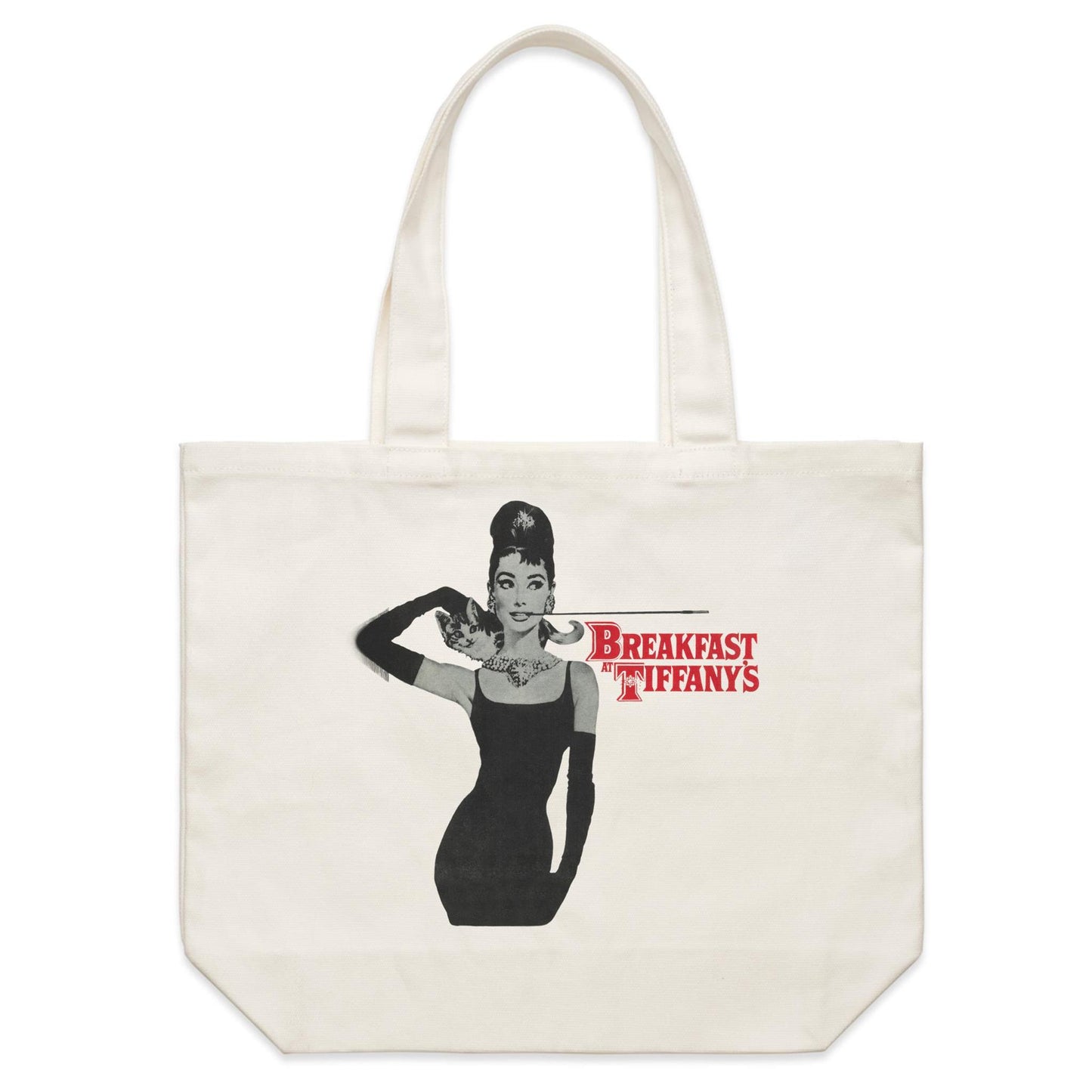 Shoulder Canvas Tote Bag - Audrey Hepburn