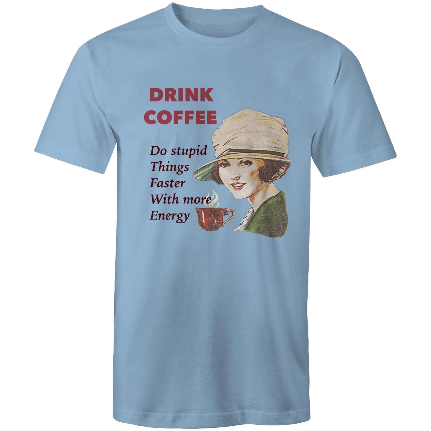 Mens t-shirt - Drink Coffee (Free shipping)