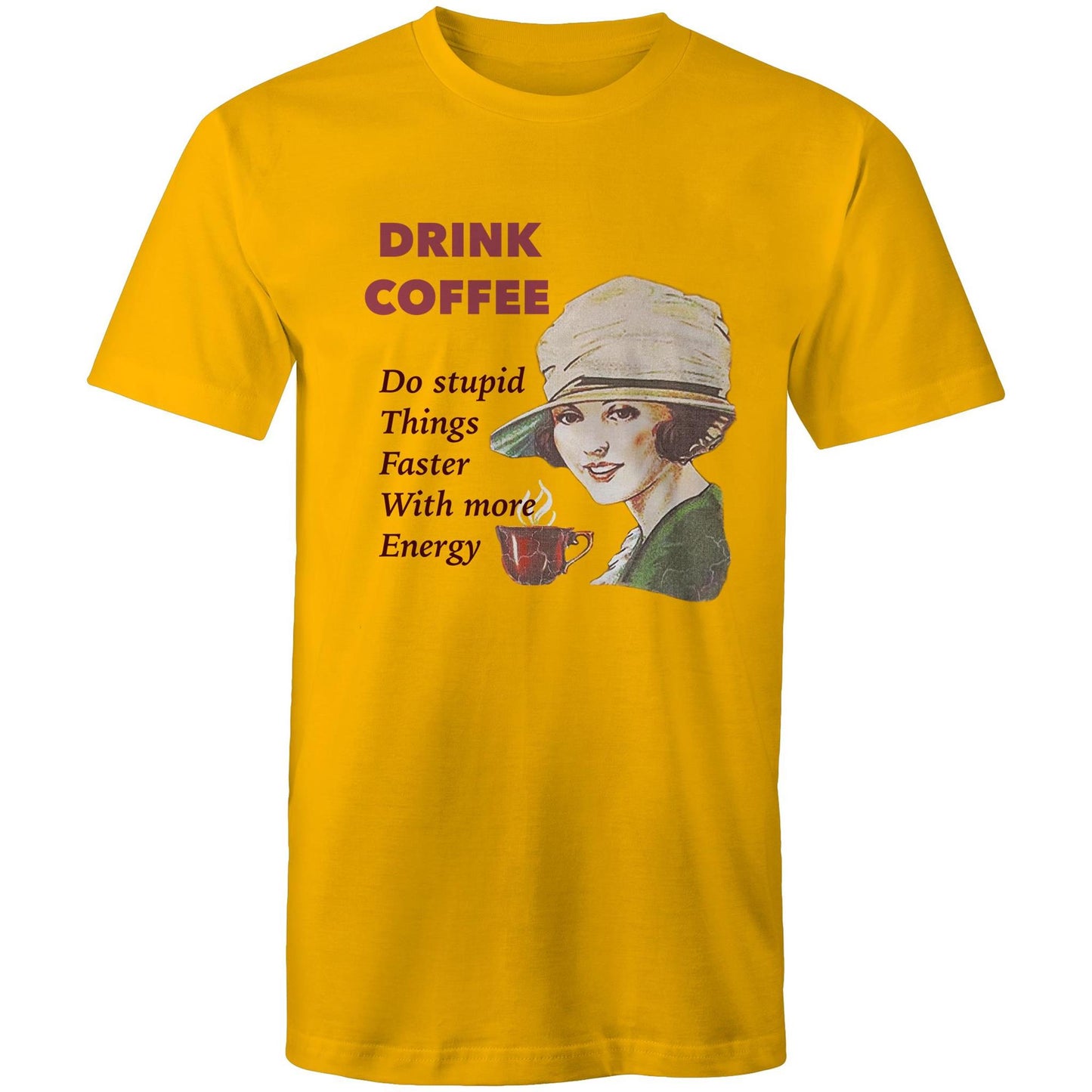 Mens t-shirt - Drink Coffee (Free shipping)