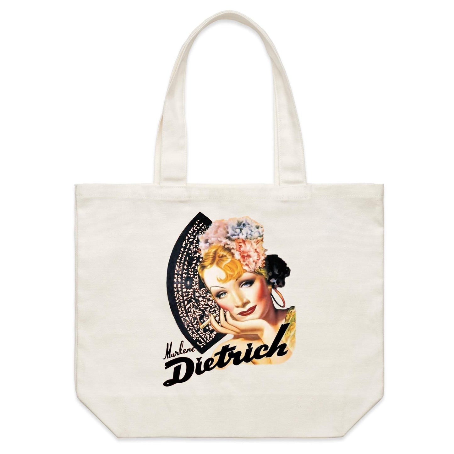 Canvas Tote Bag - Marlene Dietrich