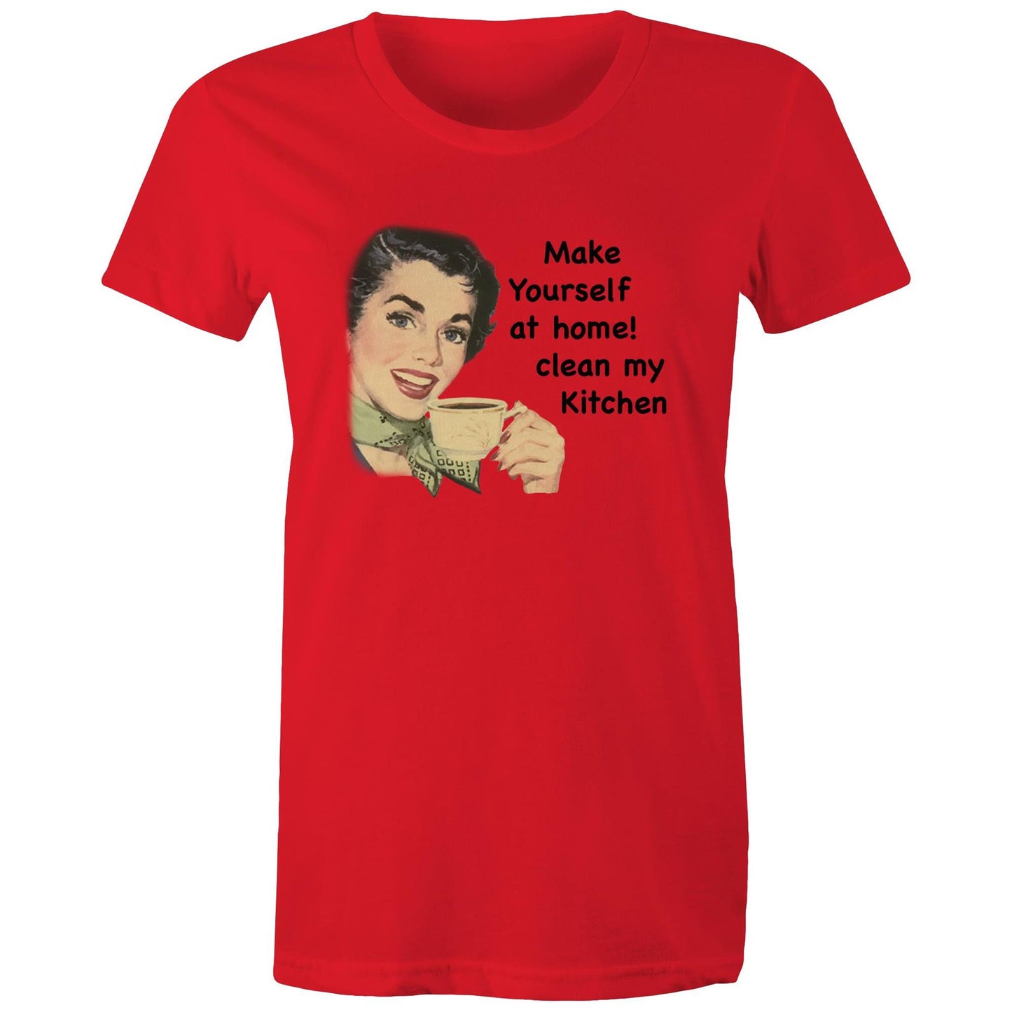 Women's-shirt - Clean my kitchen (Free shipping)