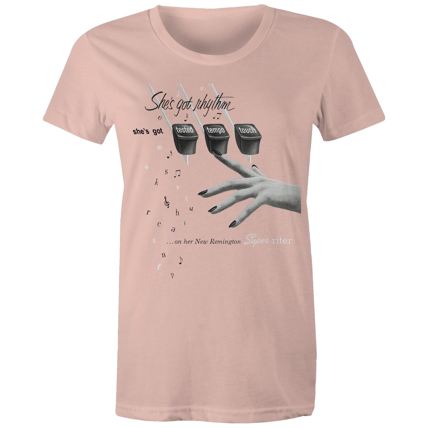 Women's T-shirt - She's got rhythm (Free shipping)