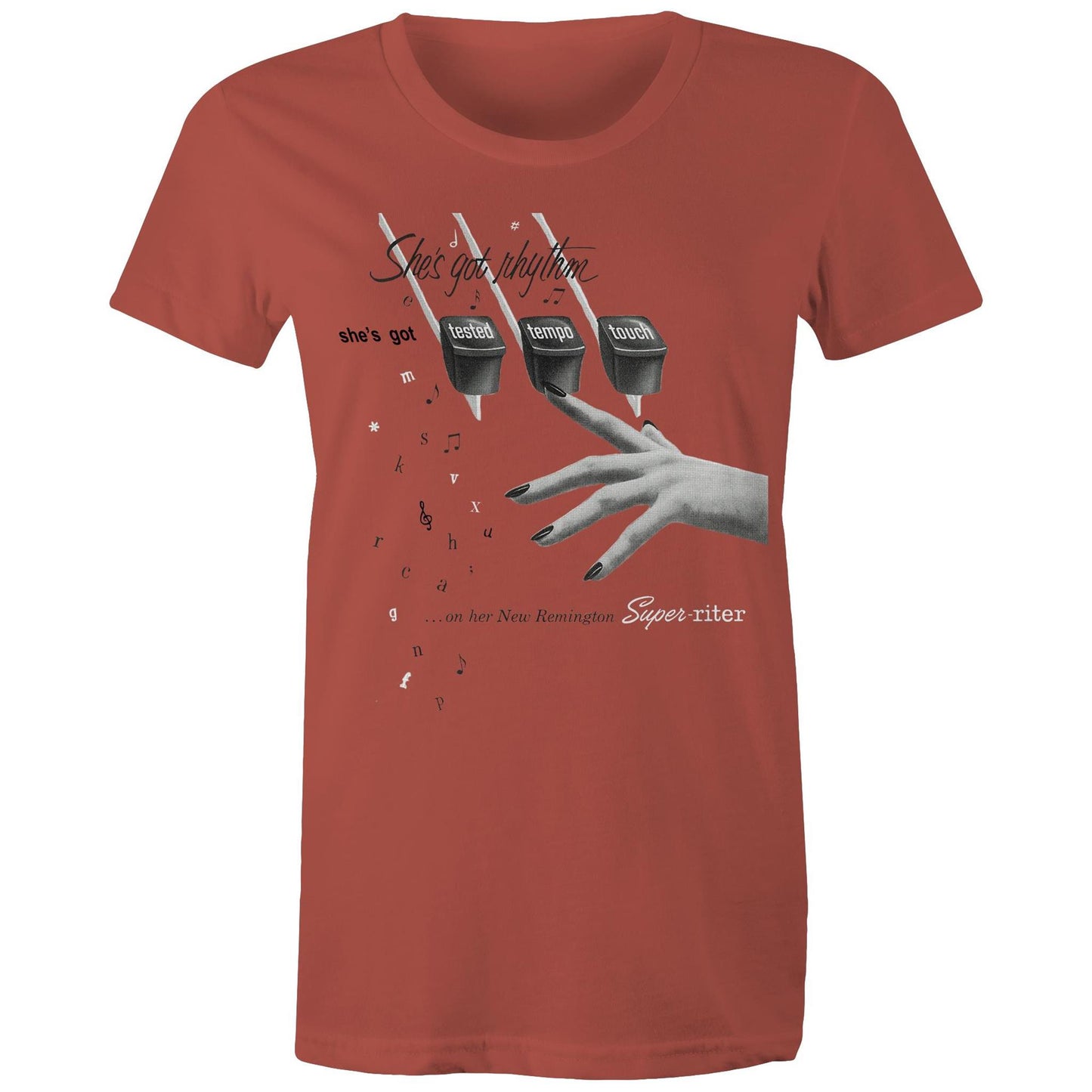 Women's T-shirt - She's got rhythm (Free shipping)