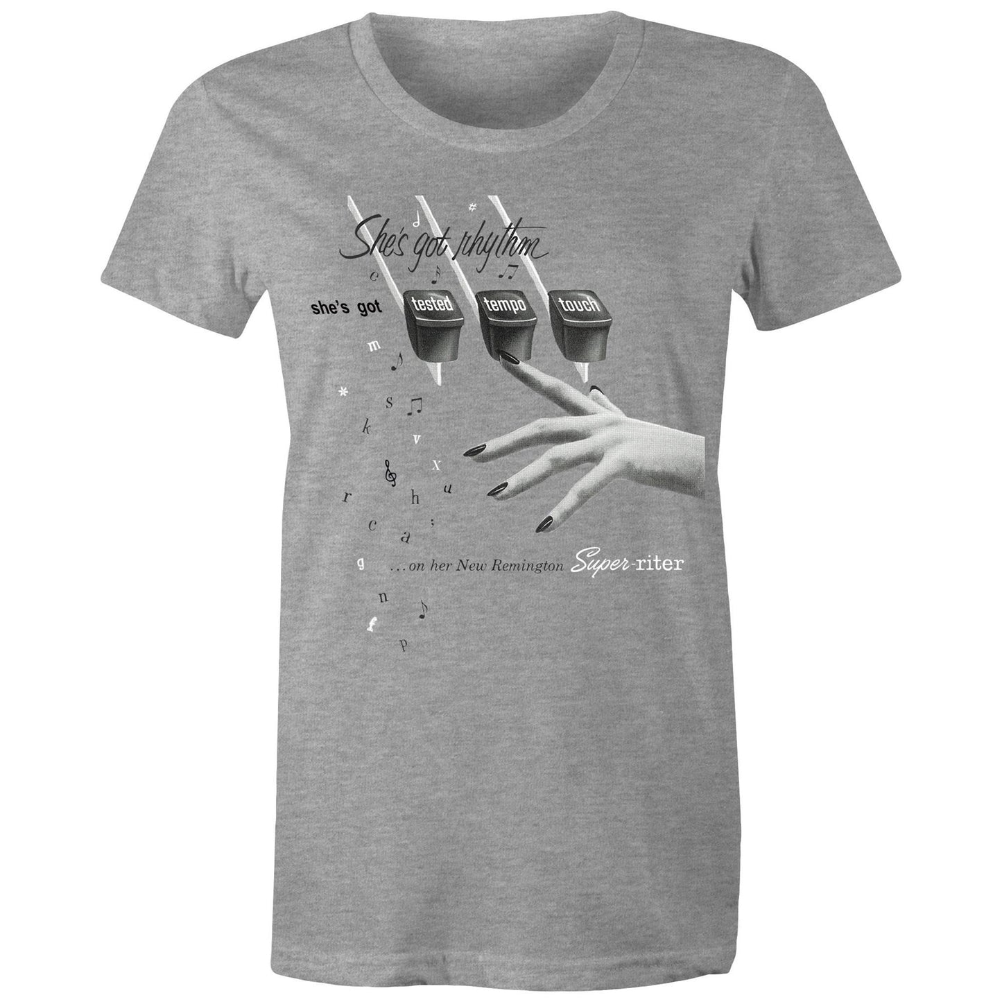 Women's T-shirt - She's got rhythm (Free shipping)