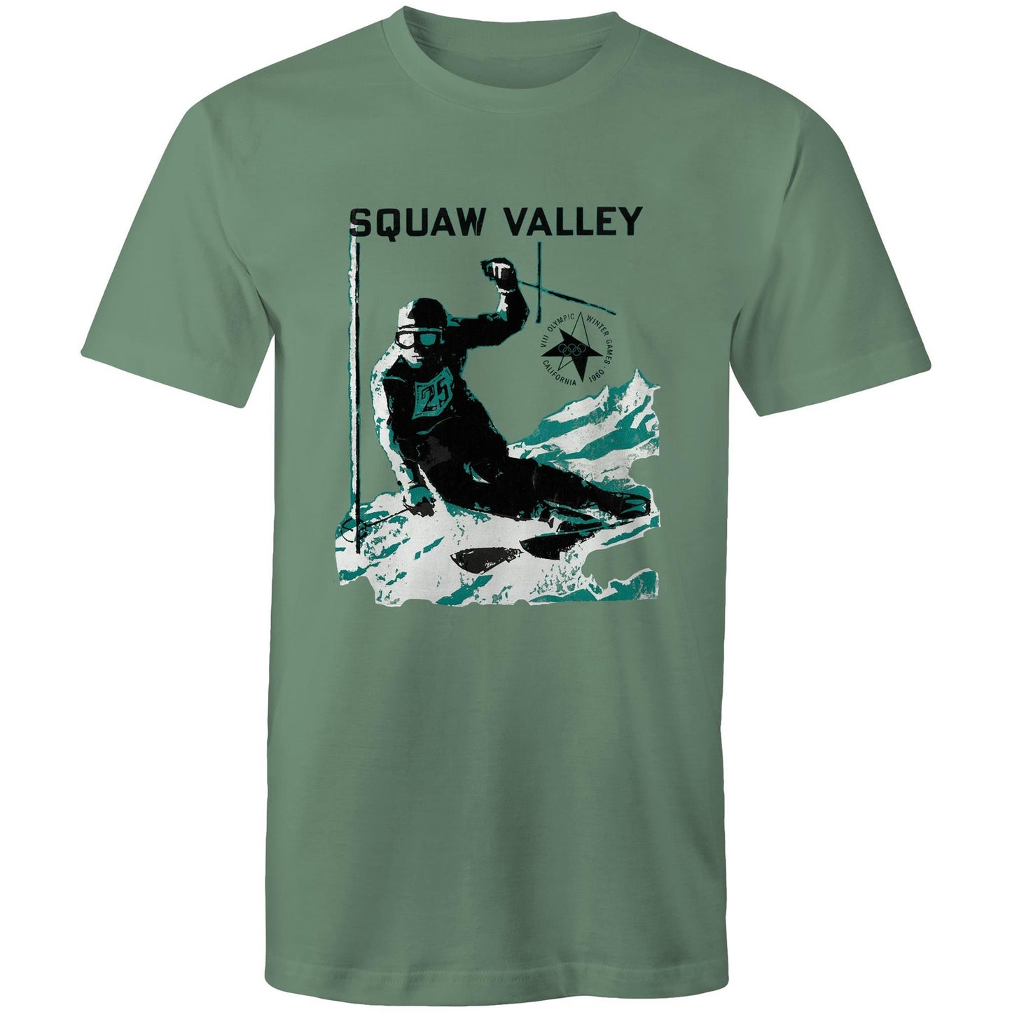 Mens t-shirt - Squaw Valley 1960 Winter Olympics