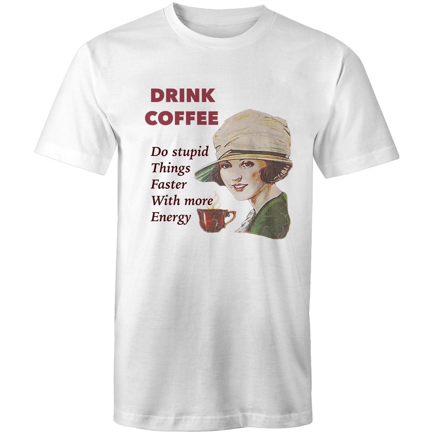 Mens t-shirt - Drink Coffee (Free shipping)