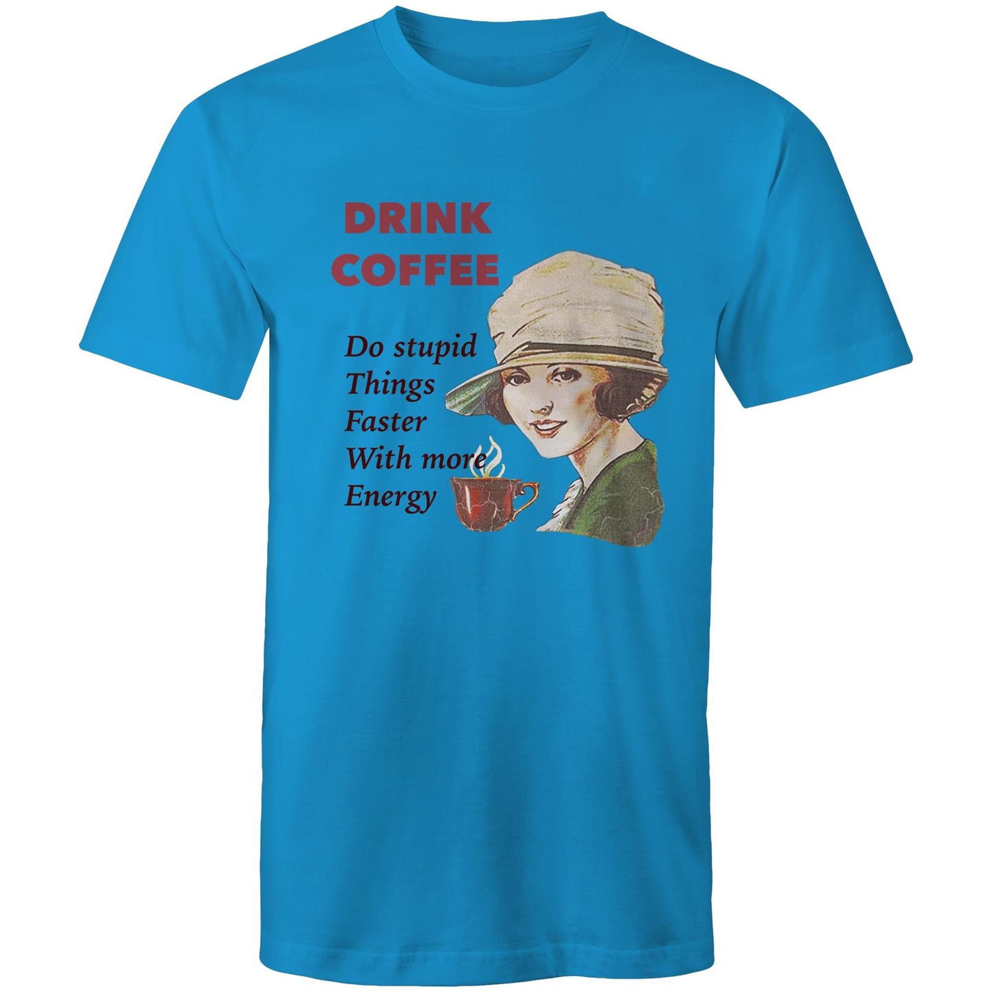 Mens t-shirt - Drink Coffee (Free shipping)