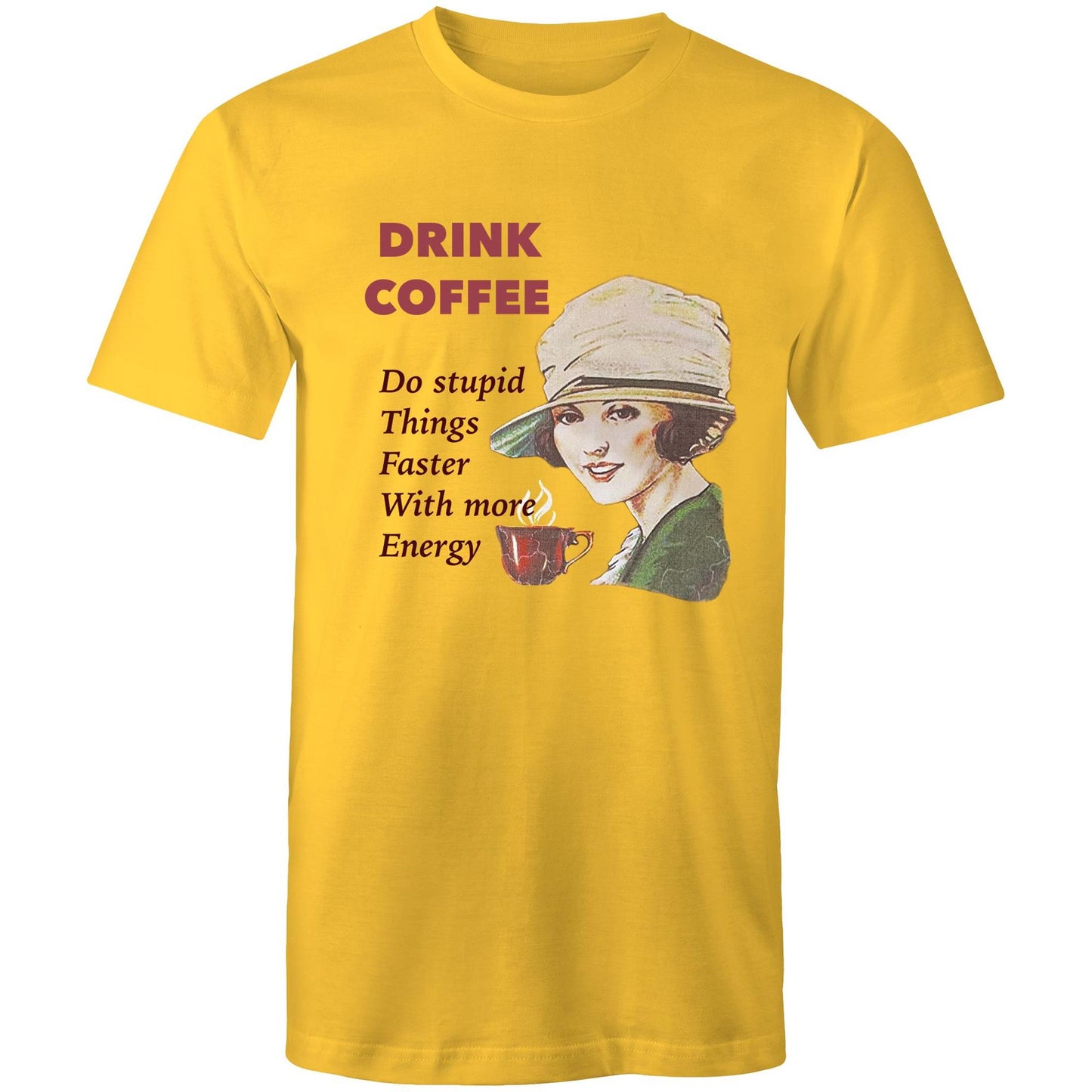 Mens t-shirt - Drink Coffee (Free shipping)