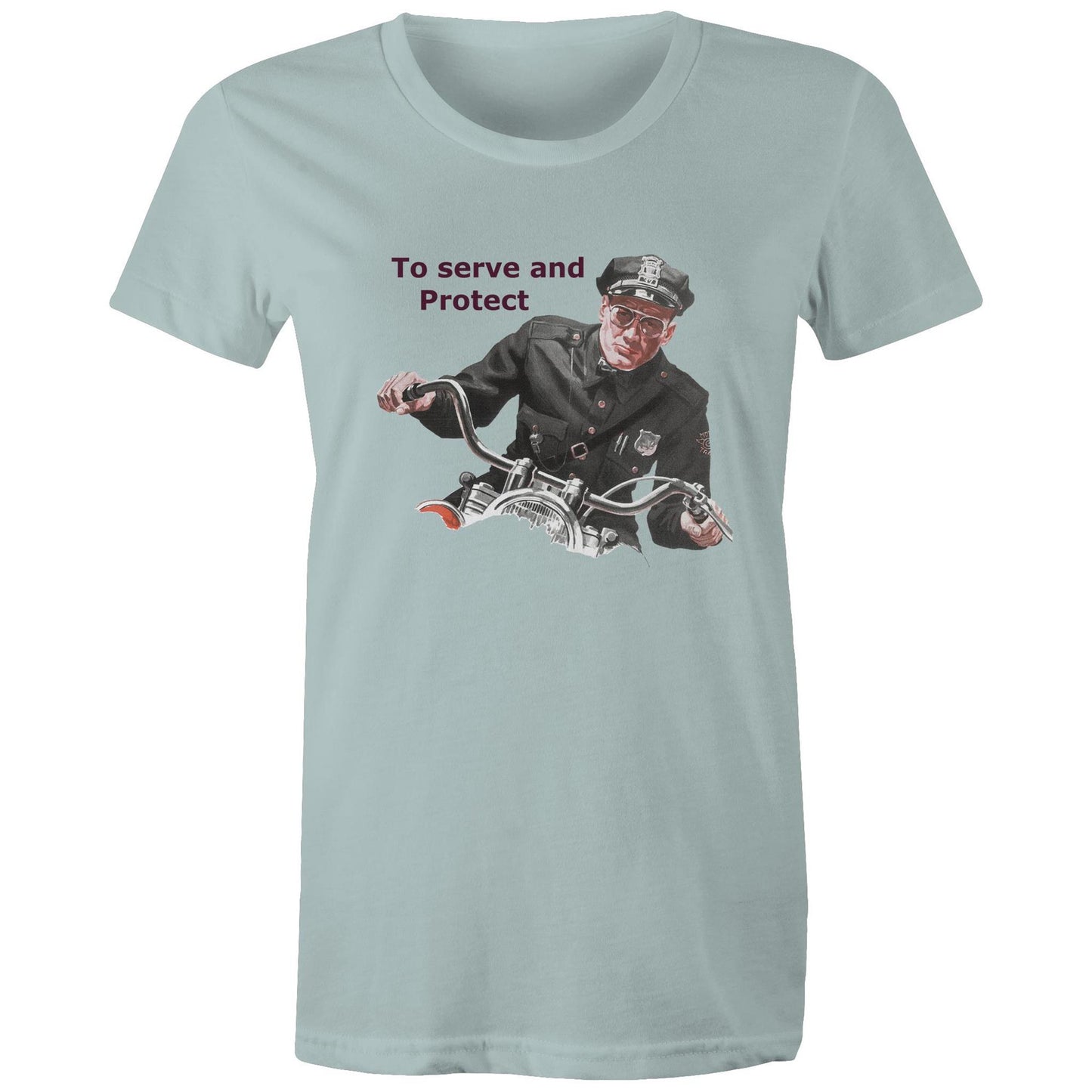 Women's t-shirt - To Serve and Protect (Free shipping)