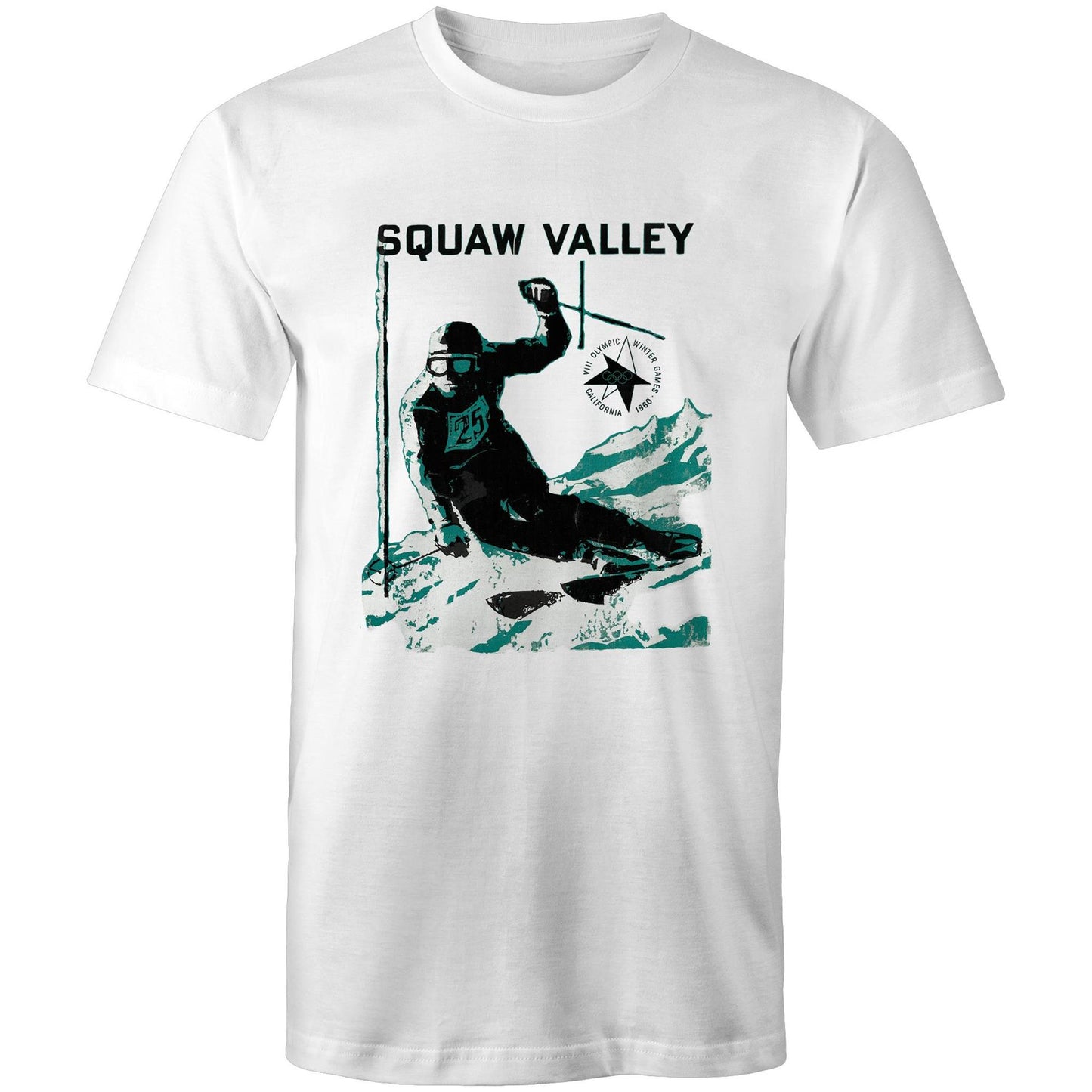 Mens t-shirt - Squaw Valley 1960 Winter Olympics