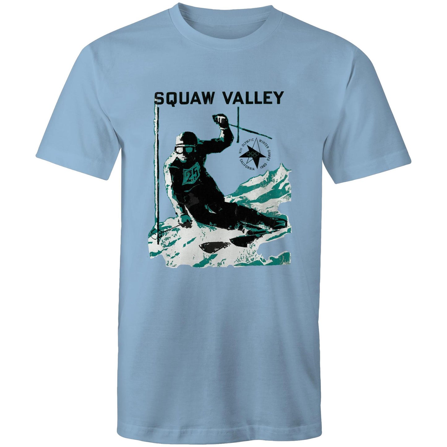 Mens t-shirt - Squaw Valley 1960 Winter Olympics