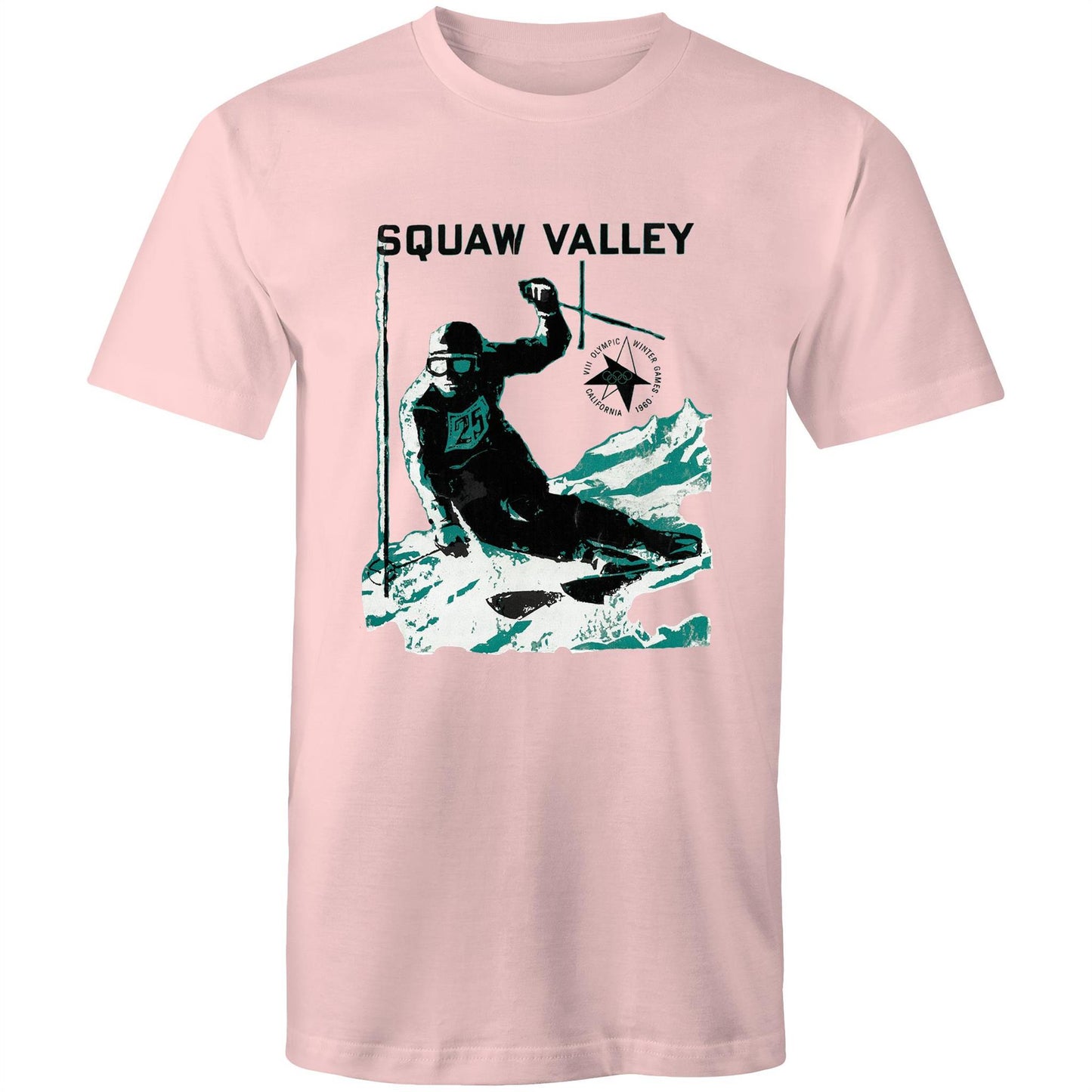 Mens t-shirt - Squaw Valley 1960 Winter Olympics