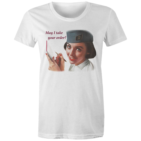 Women's T-shirt - May I take your order (Free shipping)