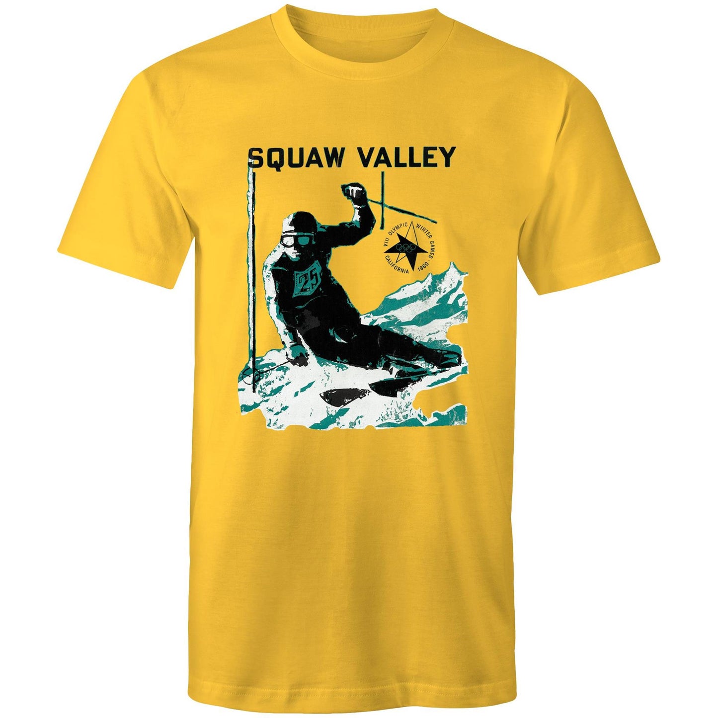 Mens t-shirt - Squaw Valley 1960 Winter Olympics